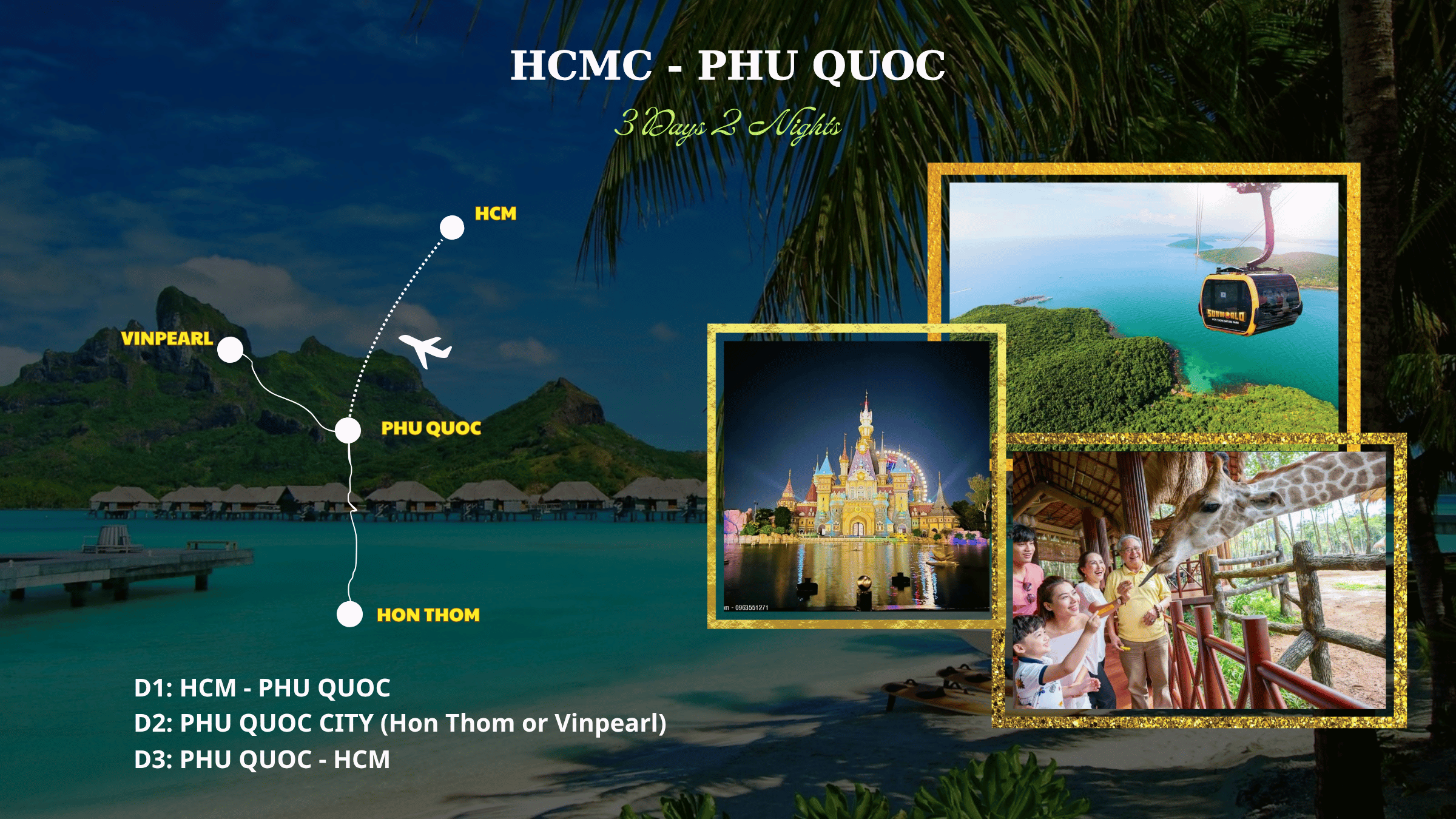 HCMC – PHU QUOC 3 DAYS 2 NIGHTS